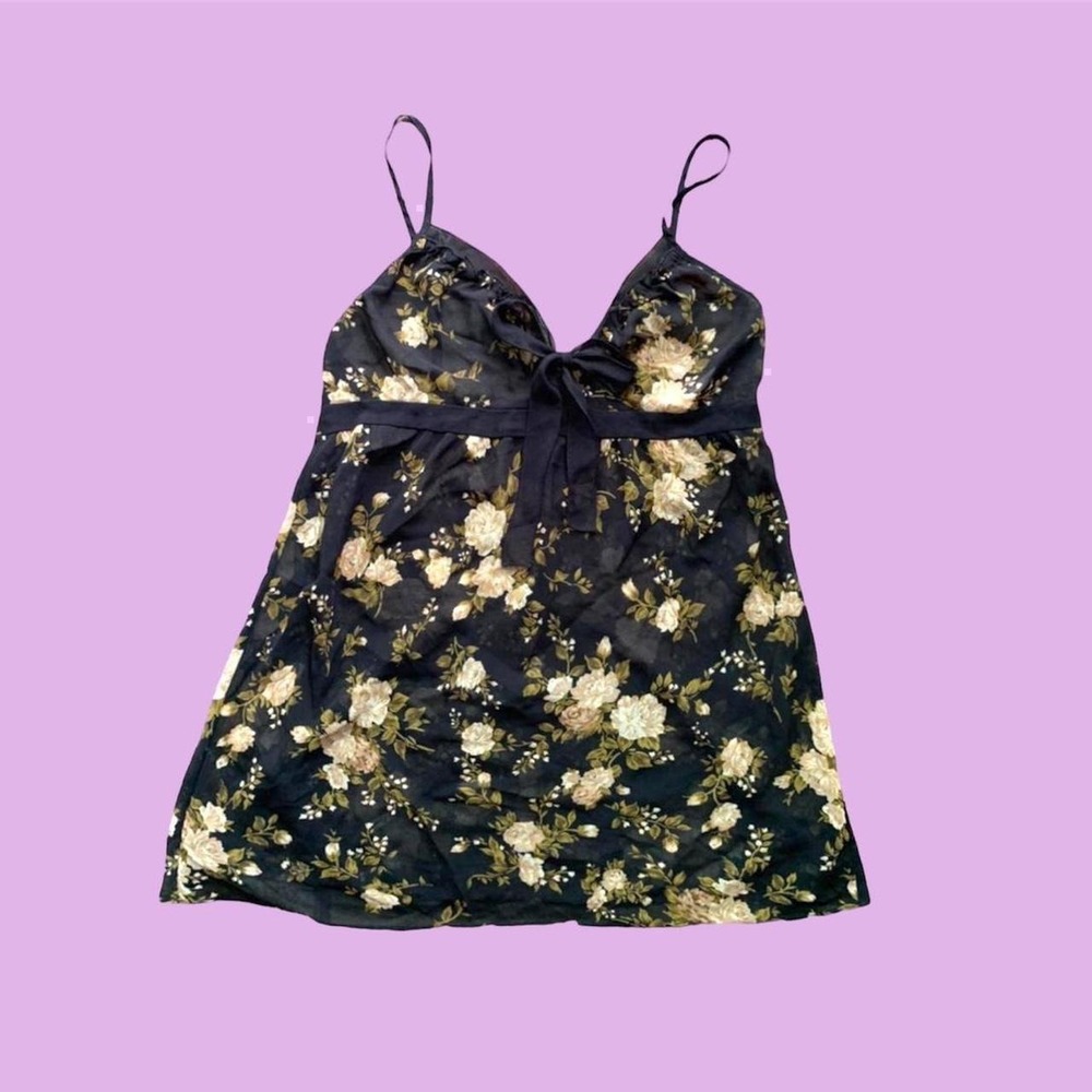 GOTH SUMMER BABYDOLL MINI DRESS
